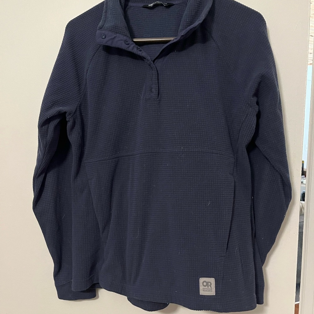 Outdoor Research Dark Blue Textured Jacket